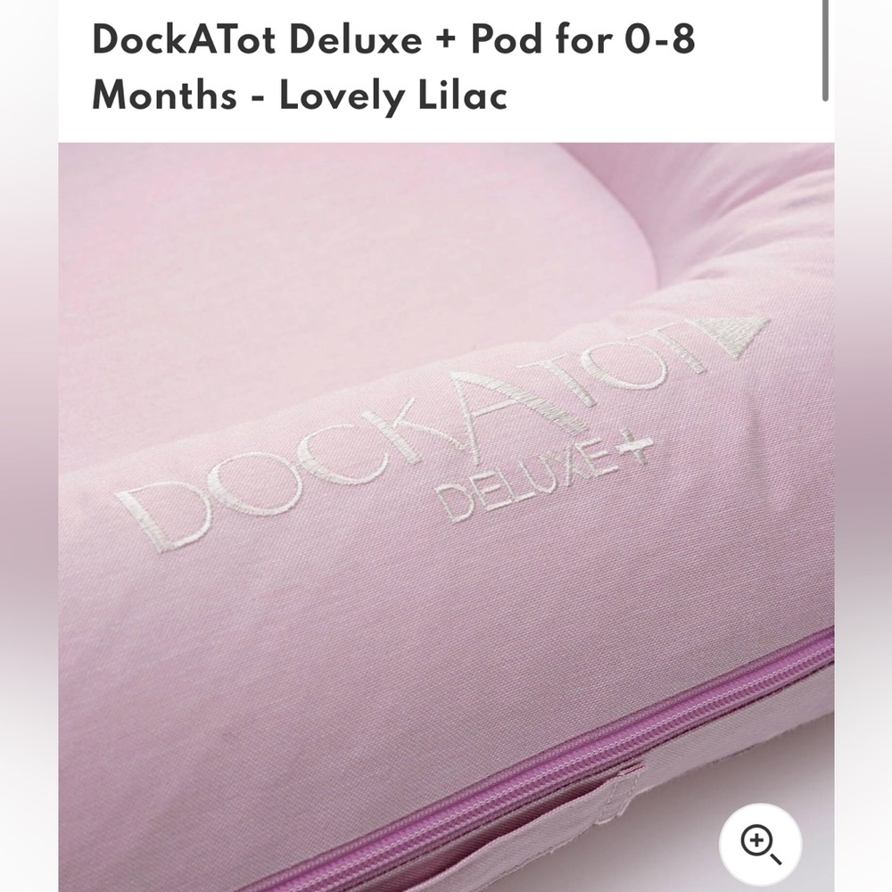 Dock A Tot deluxe+ Pillow.